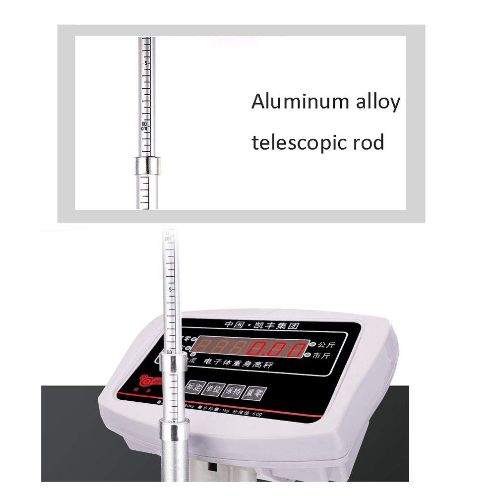 Bilance mediche elettroniche, bilance elettroniche di precisione - bilance per Altezza e Peso, bilance digitali per Medico, aste Pieghevoli per Altezza in Lega di Alluminio, Monitor digitali HD (180