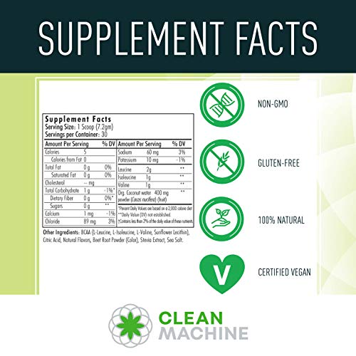 Clean Machine Ahiflower Omega 3 Supplement And Bcaa Powder For Vegans - Clean, Plant Based Supplements (Unflavored) #TOP6
