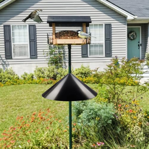 Eichhörnchen Schallwand, Eichhörnchen Sichere Schallwand, Eichhörnchensichere, Universelle Eichhörnchen-Sichere Schallwand für Schützender Vogelhausschutz und Vogelfutterschutz