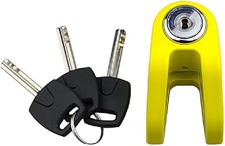 Safety Disc Lock Motorcycle Bike Anti-Theft Wheel Disc Brake Lock Padlock Waterproof Lock for Motorcycle Bike Scooter Bike Padlock with Key Wheel Disc Brake Lock Disc Brake Wheel Lock Bike Disc Lock