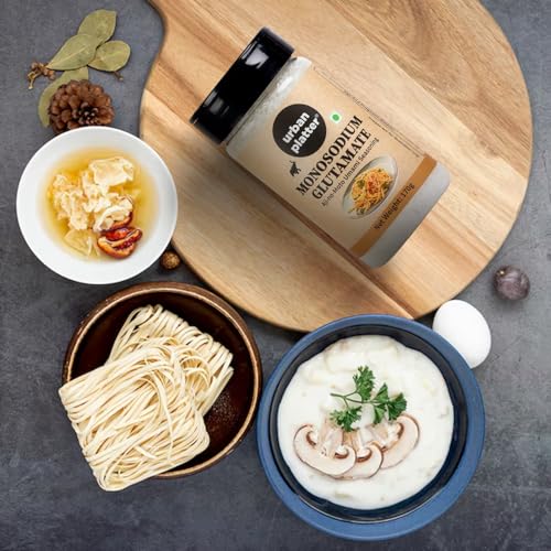 Image of Urban Platter Monosodium Glutamate (MSG) Shaker Jar, 170g / 5.3oz [Aji-no-Moto Umami Seasoning, Taste Enhancer, Great for Asian Cuisine | Make Street Style Indo-Chineese Food at Home]