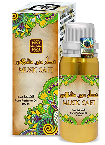 Image of Parag Fragrances Non-Alcoholic & Long Lasting Liquid Attar Money Saver For Unisex, 100ml Pack (Musk Safa)