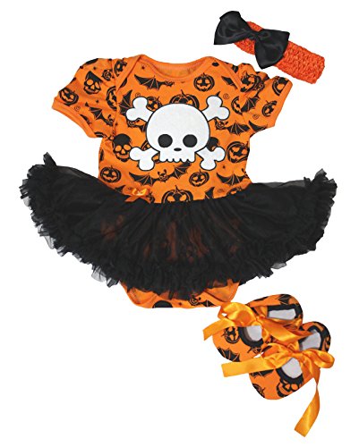 Body bébé orange 12-18 mois idéal pour les journées d'éveil de votre petite fille