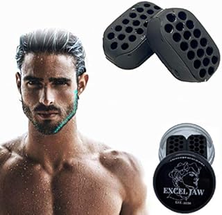 Jawline Exerciser for Defined Jawline - Powerful Jaw Workout, Jaw Trainer Neck and Face, Define Your Jawline, Slim and Tone Your Face, Jaw Exerciser For Men and Women, 2in1 Double Chin Eliminator