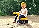 Lena 02144 - GIGA Trucks Aufsitz-Bagger Pro X, Starke Riesen Sandbagger ca. 68 cm, 360 Grad Schaufelbagger zum Draufsitzen, Baufahrzeug mit Stahlachsen und hoher Tragkraft, für Kinder ab 3 Jahre