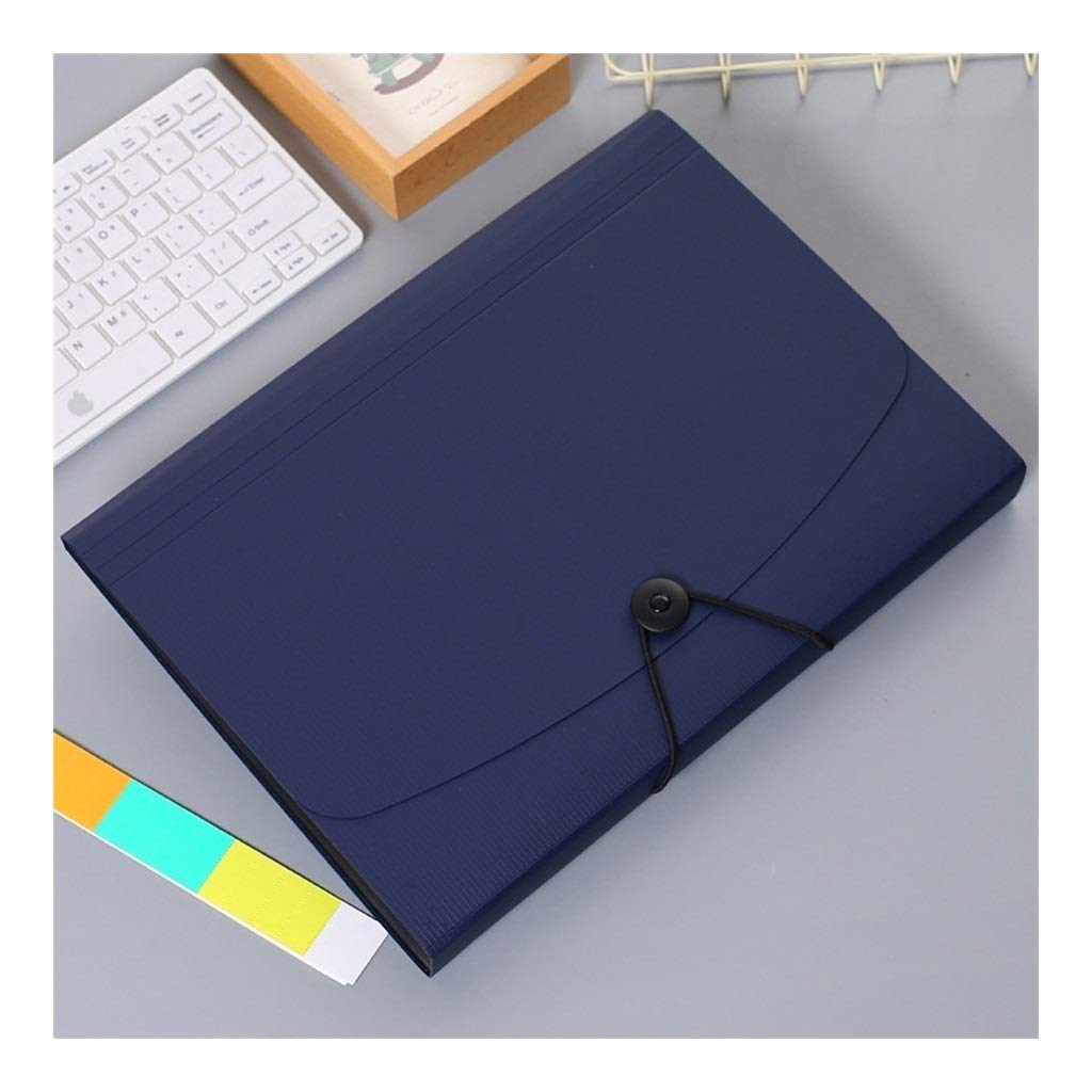 Gestionnaire de fichiers A4, Classeurs en plastique format A4 porte document Portable 12 poches-poignée en plastique extensible accordéon dossiers organisateur de fichiers