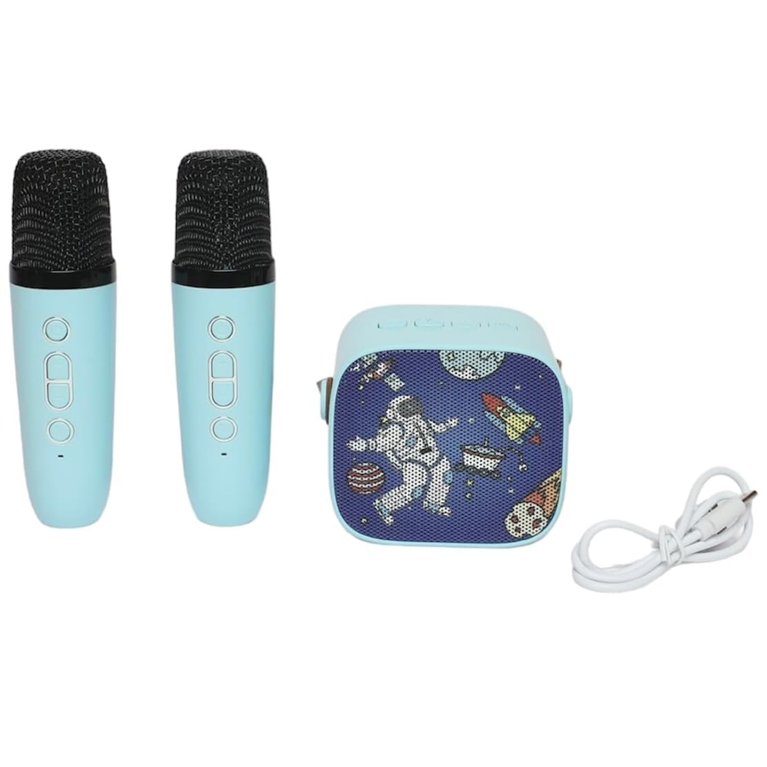 Karaoke Speaker and Mic Set for Kids, Listen to Music, Karaoke, Bluetooth Speaker New Portable Karaoke Kit for Kids (Two Mic Space) (B0D6LZR3TV) Amazon Price History, Amazon Price Tracker