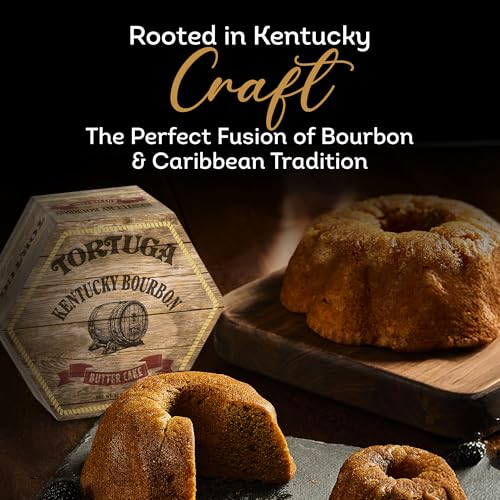 image for TORTUGA Kentucky Bourbon Butter Cake - 16oz Cake - 4 Pack - The Perfec