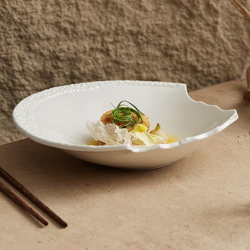 Assiettes Service de Table Bol créatif à motif roche, saladier en céramique, assiette for hôtel et restaurant(S)