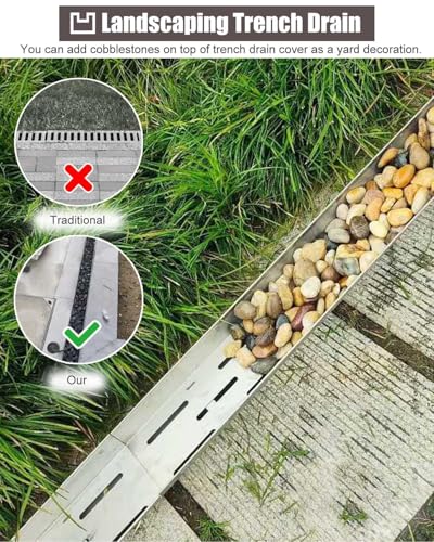 Grille d'évacuation en béton robuste : l'excellence du drainage extérieur