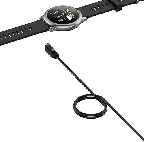 Miniatura 3 de Disscool Cable de carga de repuesto para reloj inteligente redondo YAMAY SW022 y Ticwatch GTX