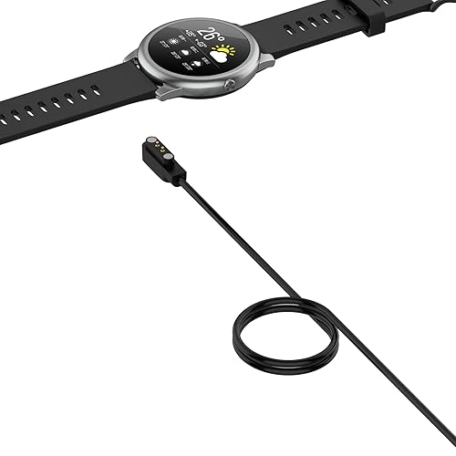 Miniatura 3 de Disscool - Cable de carga de repuesto para reloj inteligente YAMAY SW022 redondo y Ticwatch GTX