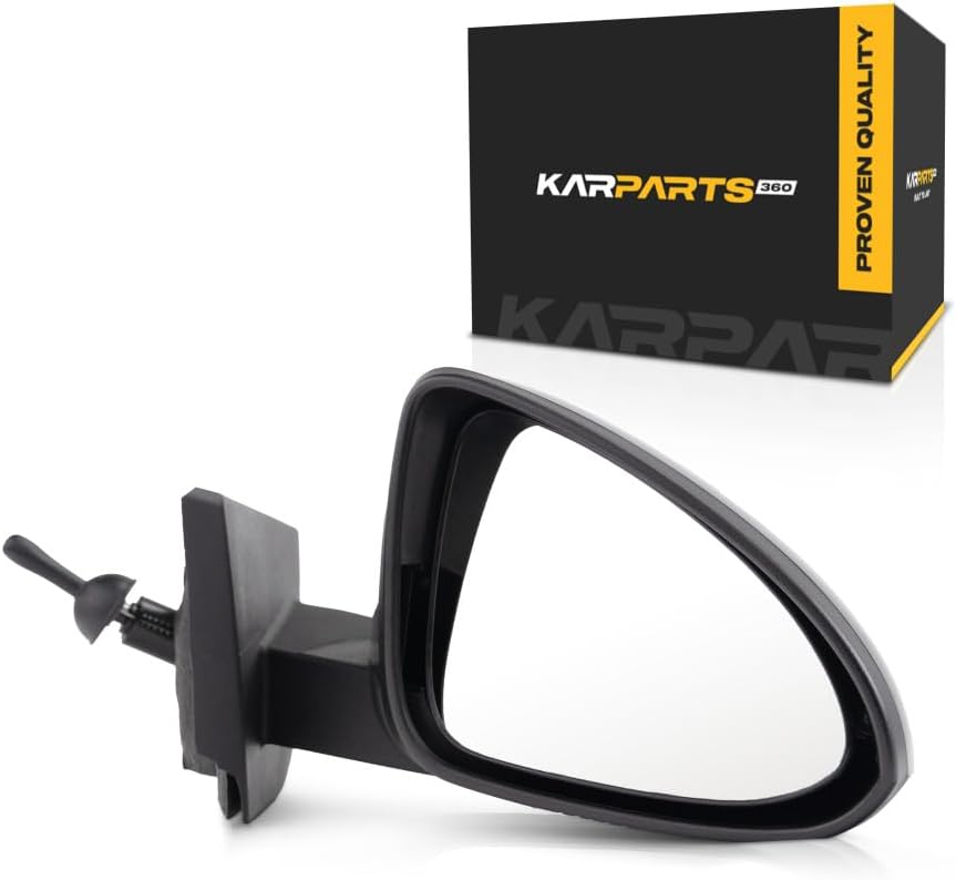 For Chevy Spark 2013 2014 2015 Door Mirror Passenger Side | Manual | Non-Heated | Replacement For 95434295 | GM1321450