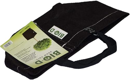 Miniatura 3 de Paquete de 3 bolsas de cultivo de plantas de tela biodegradable de 1 galón, resistentes y respetuosas con el medio ambiente