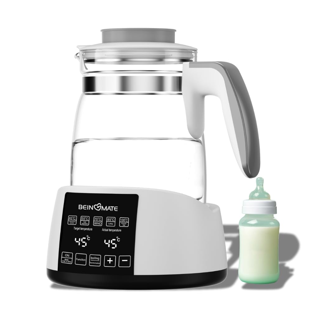 Baby Bottle Warmer, Temperature Control Kettle, Electric Kettle with Keep Warm, Instant Milk Warmer with Temperature Control, Multi-Temperature Control for Formula, Breastmilk, Tea, Coffee, Sterilizer