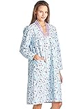 Casual Nights Women's Blossom Flannel Lounger House Dress