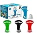 U Pick Color. Large Beamer Hookah Funnel Bowl, Bowl Grommet, Limited Edition Beamer Sticker. Comes in Bubble Wrapped Box (Black)