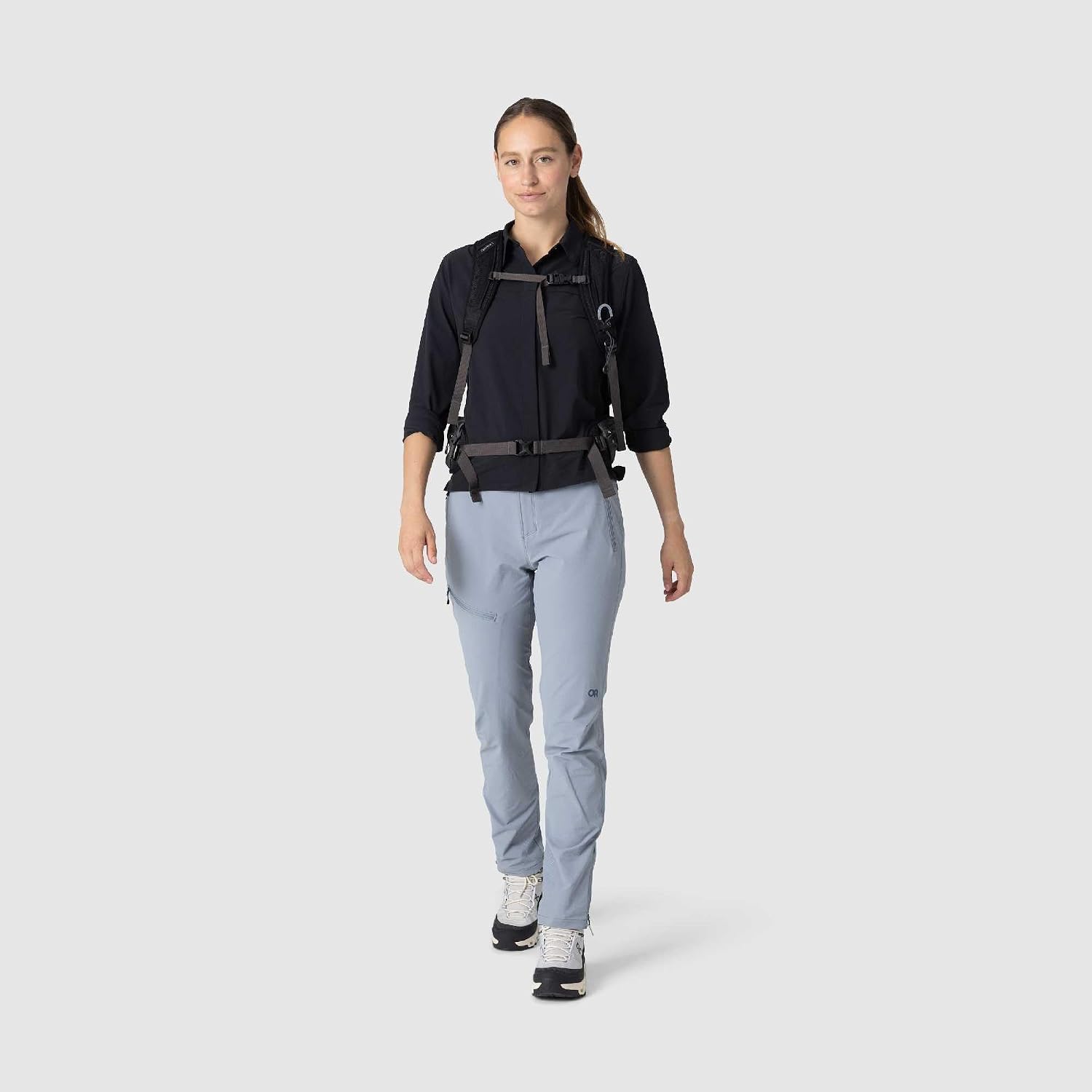 Outdoor Research Women's Astroman Long Sleeve Sun Shirt | Lightweight UPF 30+ Snap Button Hiking Top, Breathable & Stretchy