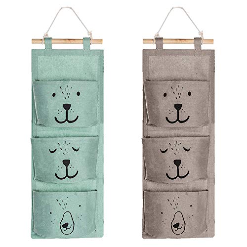 SNAGAROG 2 PZS Bolsa de Almacenamiento Colgante en la Pared, Organizador Colgante de Tela, Bolsa Colgante Baño Impermeable,...