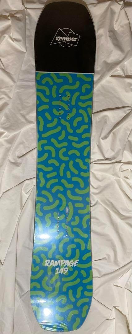 KEMPER スノーボード ブラック/グリーン kemper スノーボード