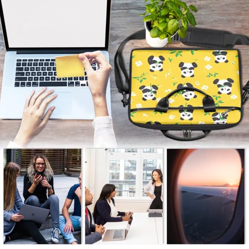 Bolso para portátil con diseño floral 15 pulgadas miniatura 6