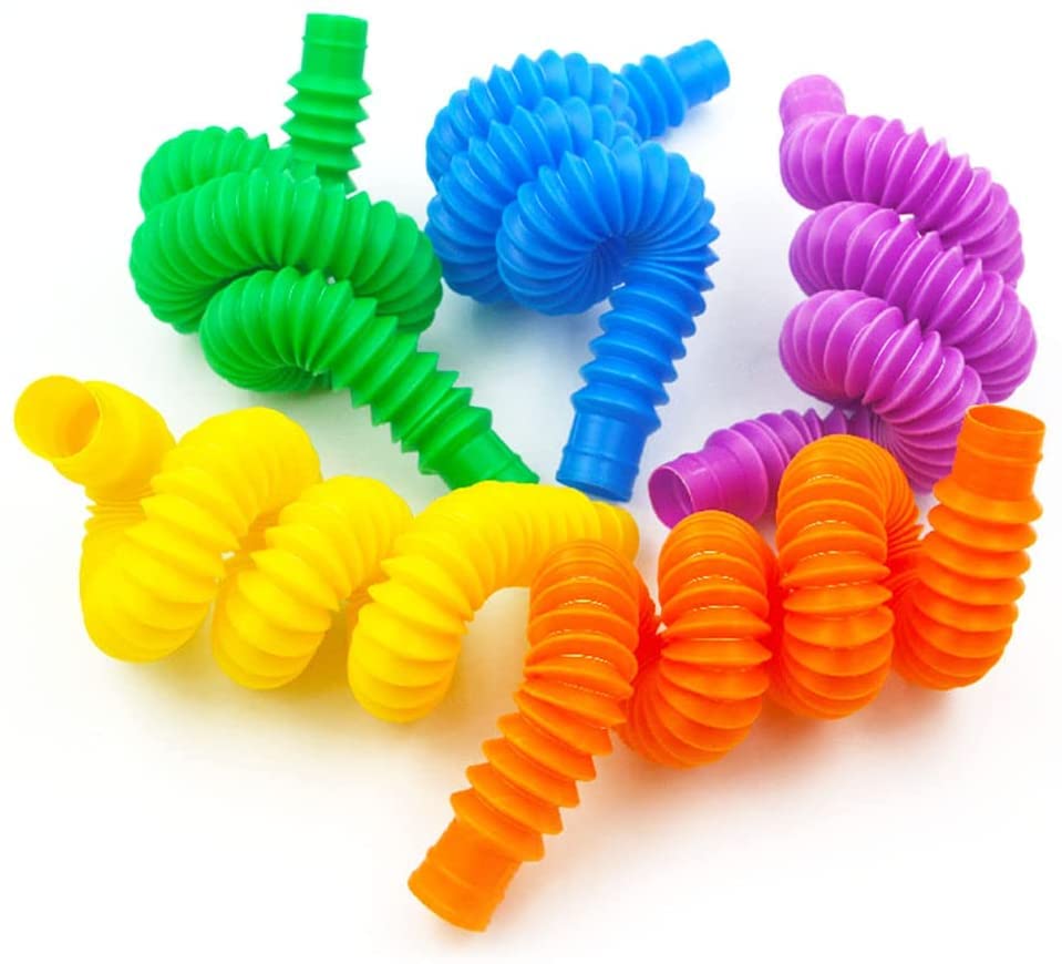 Amazon.co.jp: 16本セット レインボー ポップ チューブ ストレスと不安