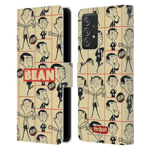 Étui portefeuille Galaxy A52 Mr. Bean housse cuir pour Samsung A52s 5G