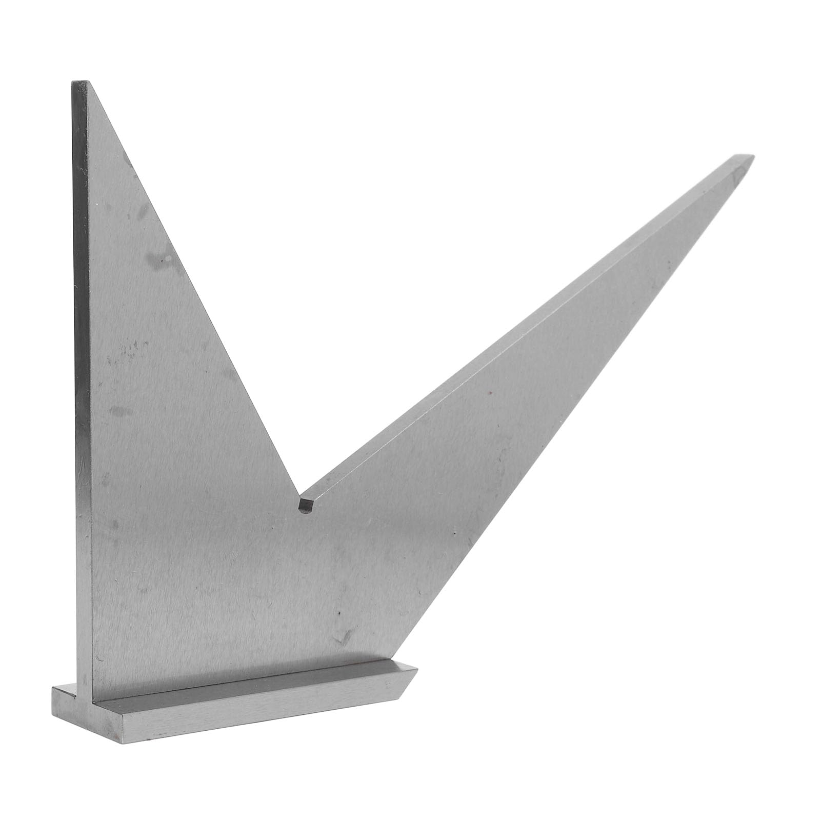 Squadra per macchinisti, squadra per macchinisti d a 30, 45, 90 e 120 gradi con base, squadra obliqua d a 45 gradi in acciaio al carbonio, righello angolare standard DIN 875/2