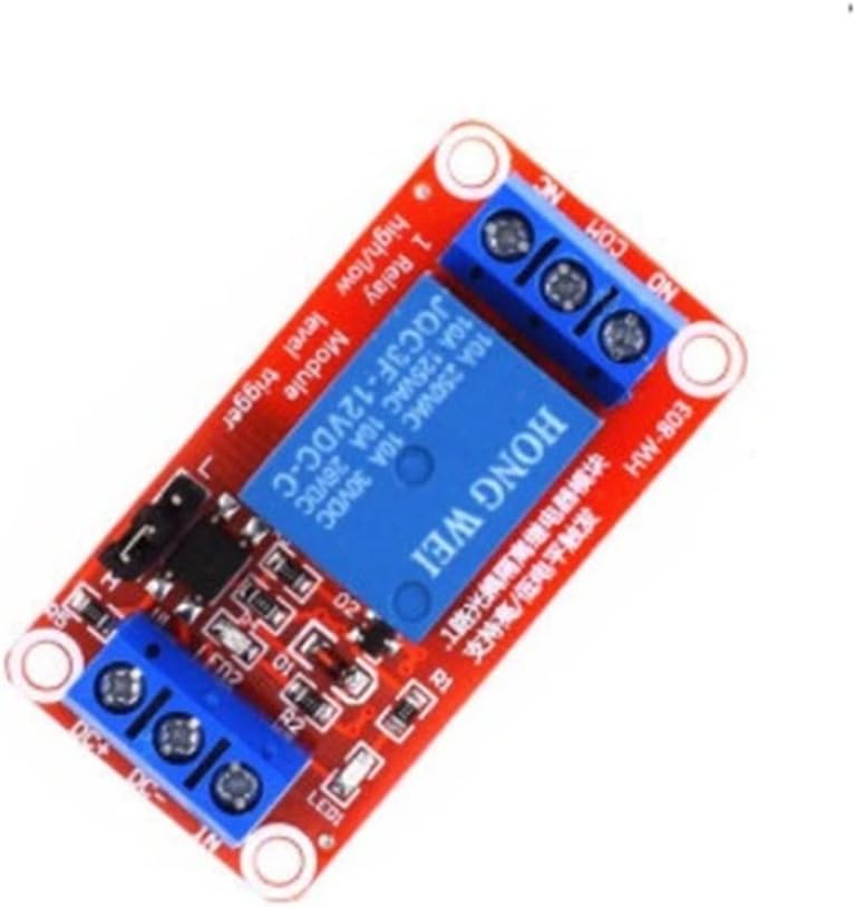 1 Channel High Low Level Trigger Relay Control 1 Way Expansion Board Motor Drive Module w/Optocoupler Level Trigger 5V 12V 24V