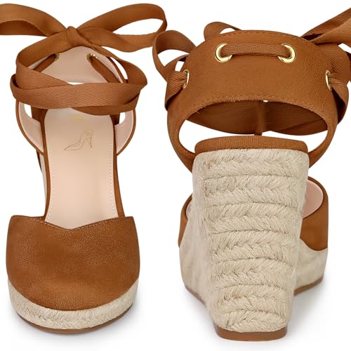 Perphy Espadrille Platform Wedge Heel Lace Up Sandals for Women2