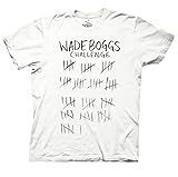 Ripple Junction It's Always Sunny in Philadelphia TV Series Men's Short Sleeve T-Shirt Wade Boggs Challenge Officially Licensed White Small