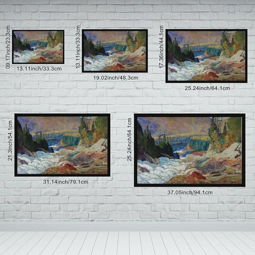 Toile chutes du fleuve Montréal MacDonald pour petits murs nus