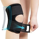 FSFLOYOM Kniebandage Meniskus für Damen und Herren, kniebandage meniskus, Knieschmerzlinderung, Kniebandage verstellbare Arthritis, Laufen, Meniskusriss, Wandern, Sport (M)