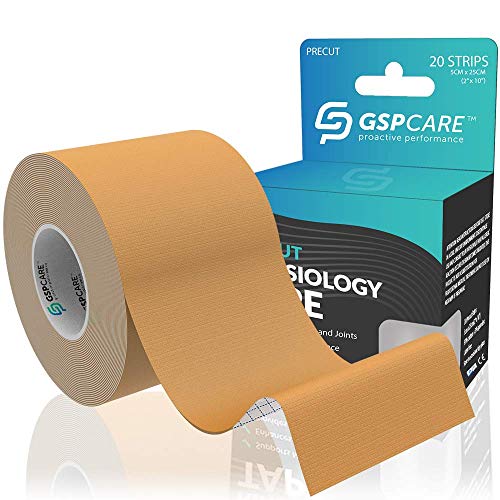 GSPCARE Kinesiology Tape - 16.4ft Uncut Roll, Latex Free Waterproof Physio Tape