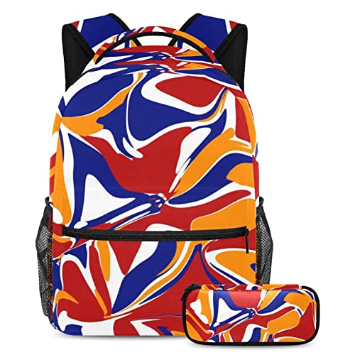 Cartables pour enfants Fantasy Surface avec trousse de voyage multicolore