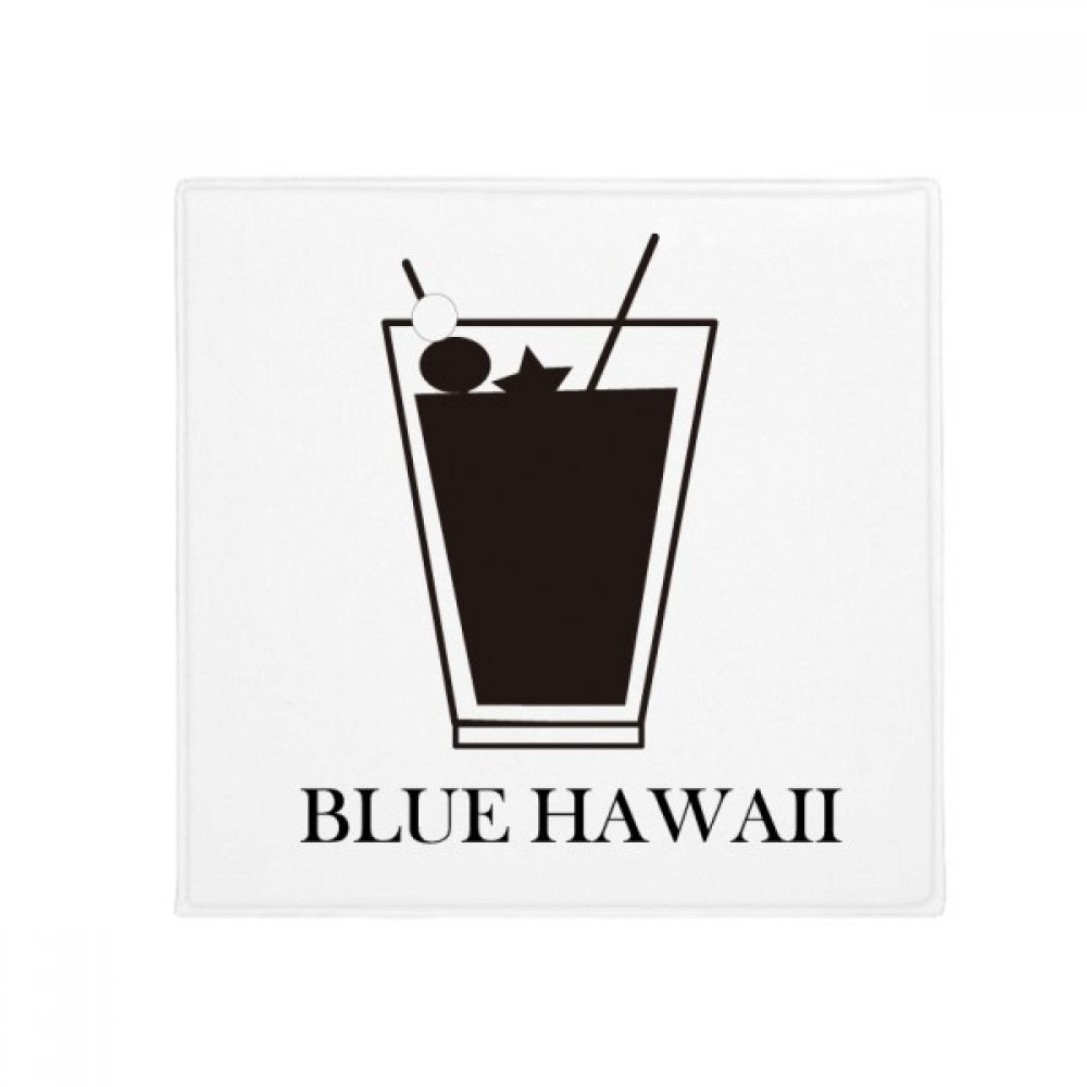 Tapis Bleu Hawaii 60x60 tapis de sol de salle de bain et entrée lavable