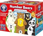 Orchard Toys Number Bears Maths Games for Children to Learn Addition & Subtraction and Number Bonds to 20, First Board Game for Kids, Makes Learning Maths Fun, Educational Toys for 5+ Year Olds