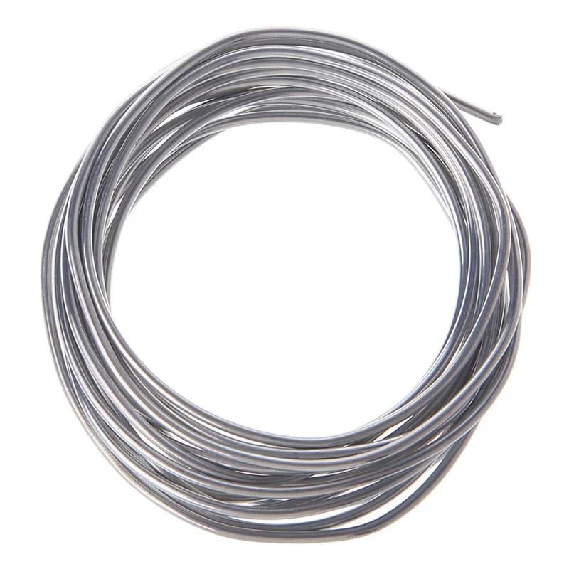 Aluminiowy pręt lutowniczy 2 mm - Niskotemperaturowy pręt spawalniczy, drut proszkowy o długości 1/2/3/5 metrów do spawania miedzi i aluminium(5meters)