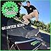 Ramptech Quarterpipe Ramp (2' Tall x 8' Wide) - Weatherproof, Heavy-Duty Indoor and Outdoor DIY Skateboard Ramp Kit - Portable Skateboarding Ramps with Caster Wheels and High Friction ABS Surfacing