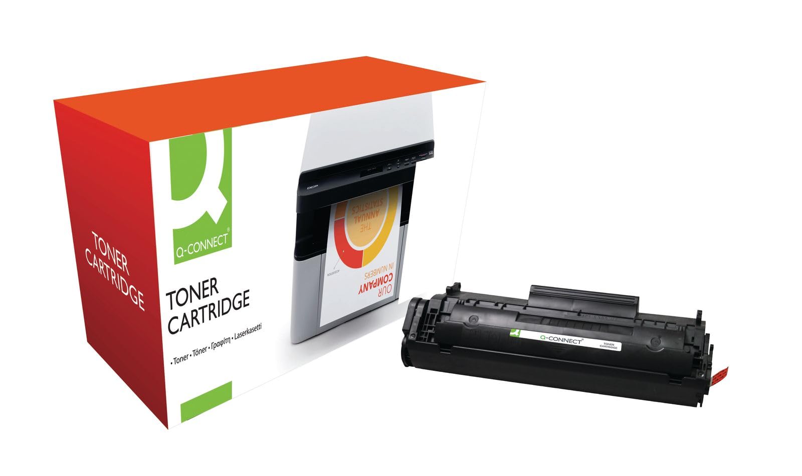 Q-Connect Black Compatible Solution Hp 12A Laserjet Toner - Ob00408