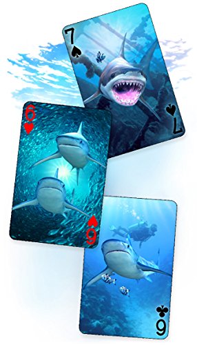 3D Lenticular Shark Playing Card Deck - By Artgame #TOP4