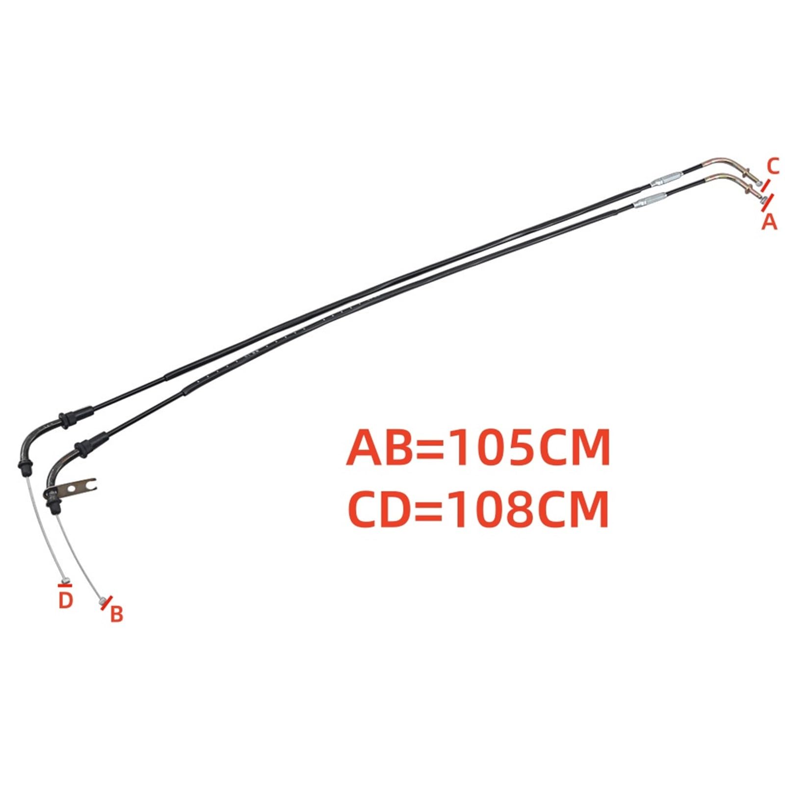 Cable De Acelerador Alargado Motocicleta para Vulcan 900 VN900 Classic/LT 2006-2018