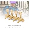 Vintage Open Back Mandolin Tuners, 1:14 Gear Ratio Chrome Plated Machine Heads with 2.5cm Button Spacing for Precise Tuning