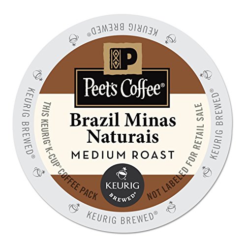 Peet’s Coffee & Tea Coffee Brazil Minas Naturals K-Cup Portion Pack for Keurig K-Cup Brewers, 22 Count