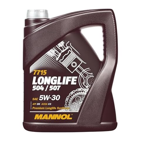 Mannol 5L Longlife 504/507 5W-30 Engine Oil Cover