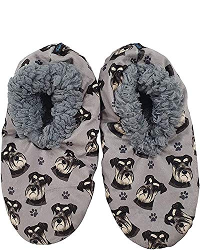 Preisvergleich Produktbild Comfies Damen Schnauzer Hund Hausschuhe #29