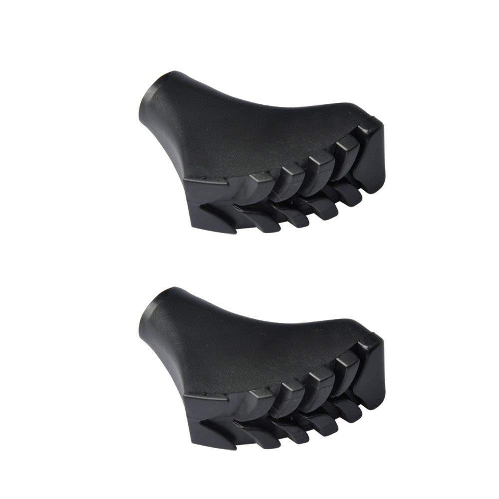 AceCamp 2632 Trekking Pole Nordic Walking Tip Protectors (2 Pack), Black