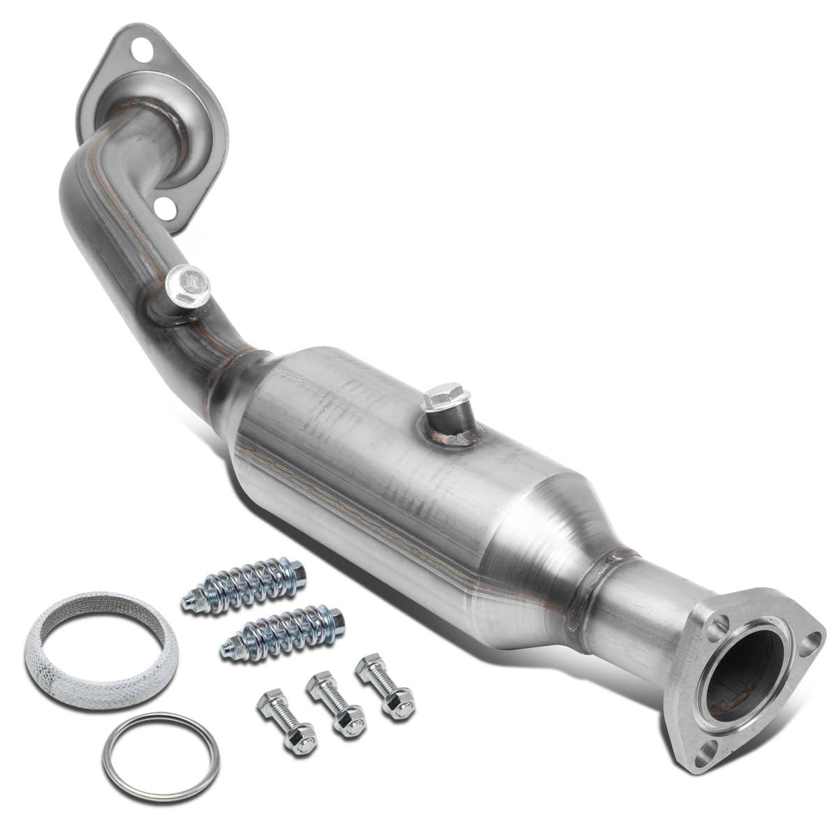 DNA MOTORING Rear Catalytic Converter Exhaust Pipe Compatible with 02-06 Honda CRV 2.4L, 15092 0961101 642288 45092 40402 16167, OE Style, EPA