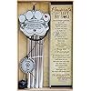 Pet Memorial Wind Chime 18 Metal Casted Pawprint Wind Chime A Beautiful Remembrance Gift for a Grieving Pet Owner Includes Pawprints Left by You Poem Card