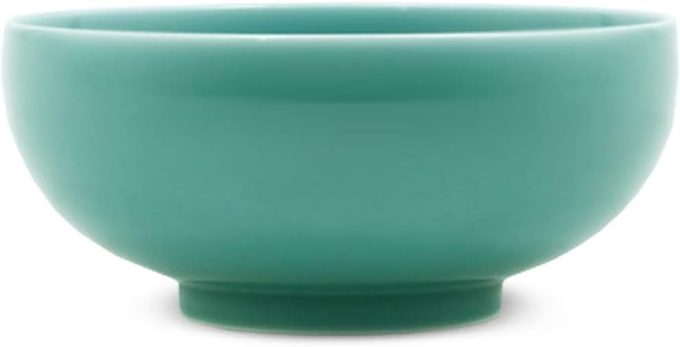 Hakusan Porcelain Soup Bowl, Celadon, Φ4.5 x 2.4 inches (11.5 x 6 cm), 12.8 fl oz (340 ml), Hasami Ware Made in Japan